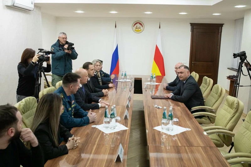 Встреча с делегацией МЧС России