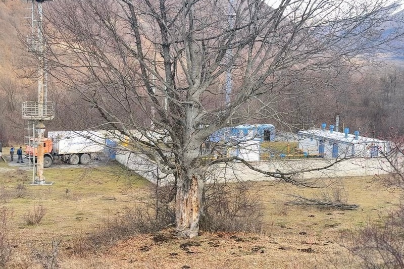 Screenshot. Алан Гаглоев ознакомился с ходом работ по газификации Квайсы⠀