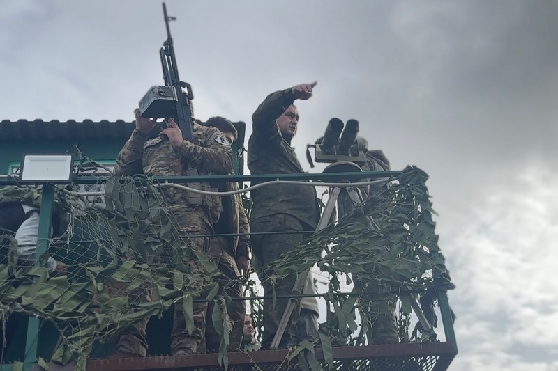 Screenshot. Алан Гаглоев проверил ремонт дороги в селе Уиста (Цнелис) Знаурского района