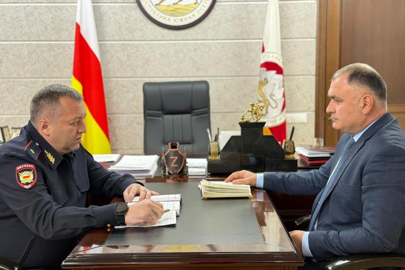 Встреча с и.о. Министра внутренних дел Эриславом Мамиевым