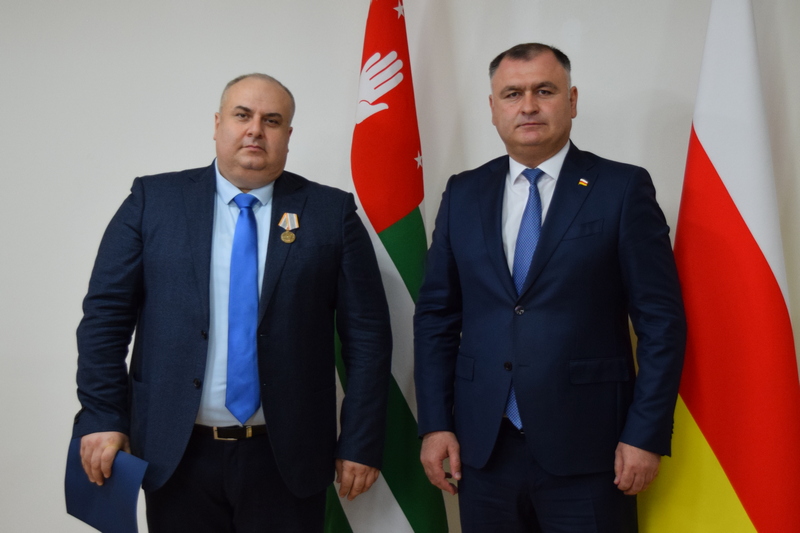 tkt2667y. Встреча с Министром иностранных дел Республики Абхазия Олегом Барцицем