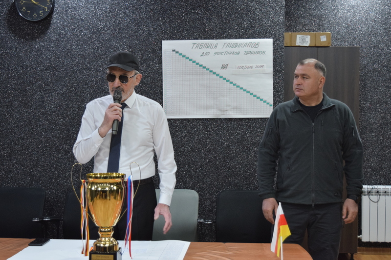 Алан Гаглоев принял участие в открытии турнира по бильярду на Кубок Президента Южной Осетии