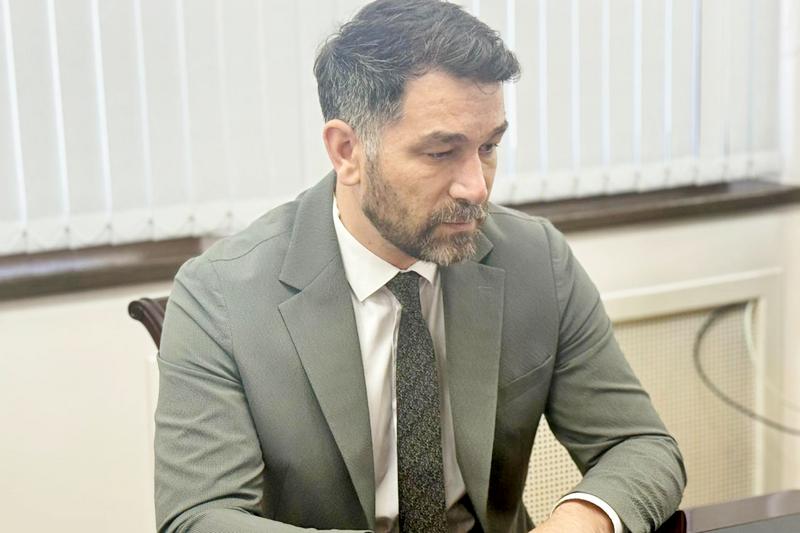 urn0tzui. Встреча с Первым заместителем Председателя Правительства Константином Джиоевым и Министром культуры Григорием Мамиевым