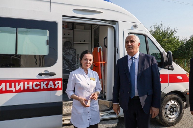 nrcoodi8. Рабочая поездка в село Дменис Цхинвальского района